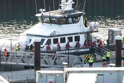 UK authorities prepare as migrant dinghy heads for south coast from Normandy