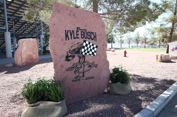 Las Vegas honors hometown hero Kyle Busch with memorial rock and numerous tributes