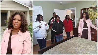 In 2005, Oprah Winfrey gave $10M for Houston's Angel Lane; 65 homes and a community center followed
