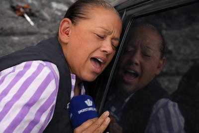 Mexico Reporter Warns Drivers to Slow Down Moments Before Skidding SUV Slams Into Her and Cameraman Live on Air