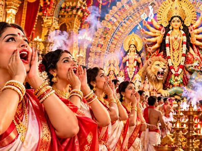 Why Do Bengali Women Make This Strange Sound During Durga Puja?