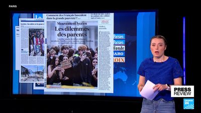 French high school protests: 'Mum if you see this it's for my future'