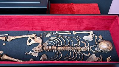Medieval ruler Tsar Samuel’s remains return home to Bulgaria after 60 years