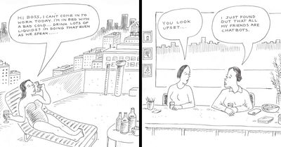 37 New One-Panel Cartoons By This Artist Full Of Clever Observations And Unexpected Humor