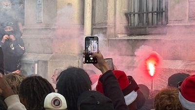 Student's hand blown off by police grenade as French school protests continue