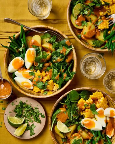 Georgina Hayden’s quick and easy recipe for corn gado gado