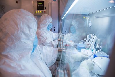A Russian report says a worker at a Siberian plague institute fell ill and died of an unknown cause