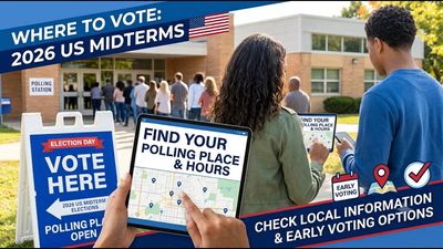 US midterm elections 2026: How to find your correct polling place - early voting rules may differ and vote centers can change where you vote