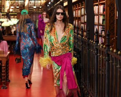 Alessandro Michele designs for the dancefloor at Valentino’s Paris show