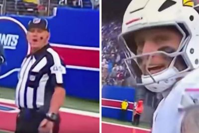 NFL referee appears to curse at Cardinals star player