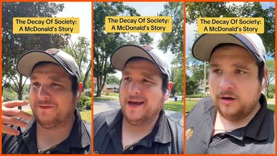 Customer hands McDonald’s worker his card to pay for missing drink. Then her reaction leaves him speechless: ‘Bubonic plague on a platter’