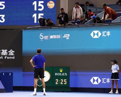Daniil Medvedev disqualified from China Open semi after hitting fan with ball