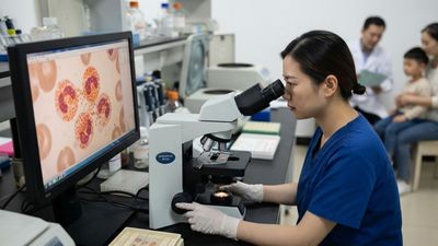 A Toddler's Mystery Skin Lumps Turned Out to Be a Lung Fluke, and Odd-Looking Blood Cells Gave It Away
