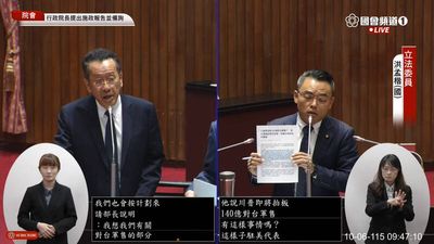藍委批軍售淪川習籌碼 卓榮泰：美台關係穩定、軍售按計畫執行