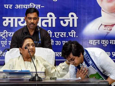After 'sanyas' of his father-in-law, no more need to separate Akash Anand from BSP: Mayawati