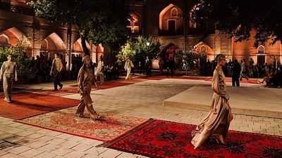 Brunello Cucinelli transforms a historic Tashkent madrasah into a runway