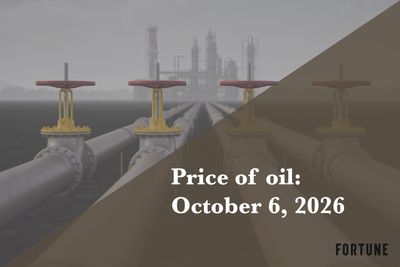 Current price of oil as of Oct. 6, 2026