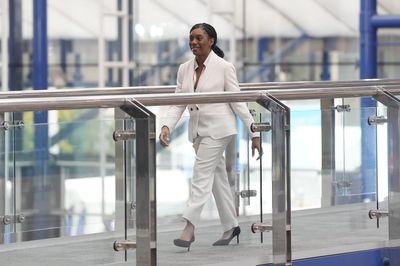 Kemi Badenoch insists Tory conference ‘buzzing’ amid ridicule over empty seats