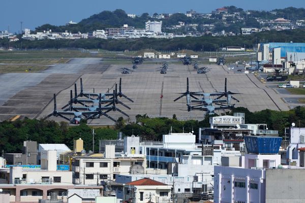 US military restricts troops from leaving the base in Okinawa after Marine is arrested in a killing