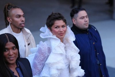Zendaya, Emma Stone and Saoirse Ronan watch Louis Vuitton race into the future at Paris Fashion Week