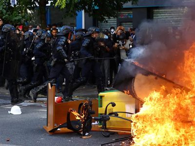 Trump blames France student protests on Islam, migration as US midterms approach