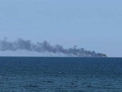 23 Indian seafarers reported safe after Ukrainian drone attack sets fire to oil tanker off Russian coast