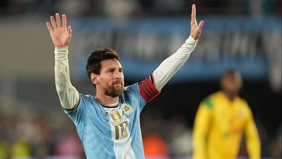 Argentina waves football great Lionel Messi off after 3-0 win over Benin in final international appearance