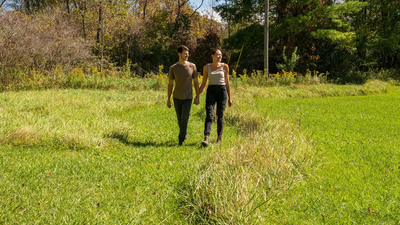 Virginia couple transforms their overgrown backyard into a miniature state park