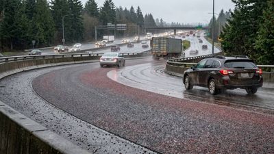 Bauxite Road Surfacing Cuts Crashes: High-friction ramps slash wet-weather collisions; cost and durability worries remain