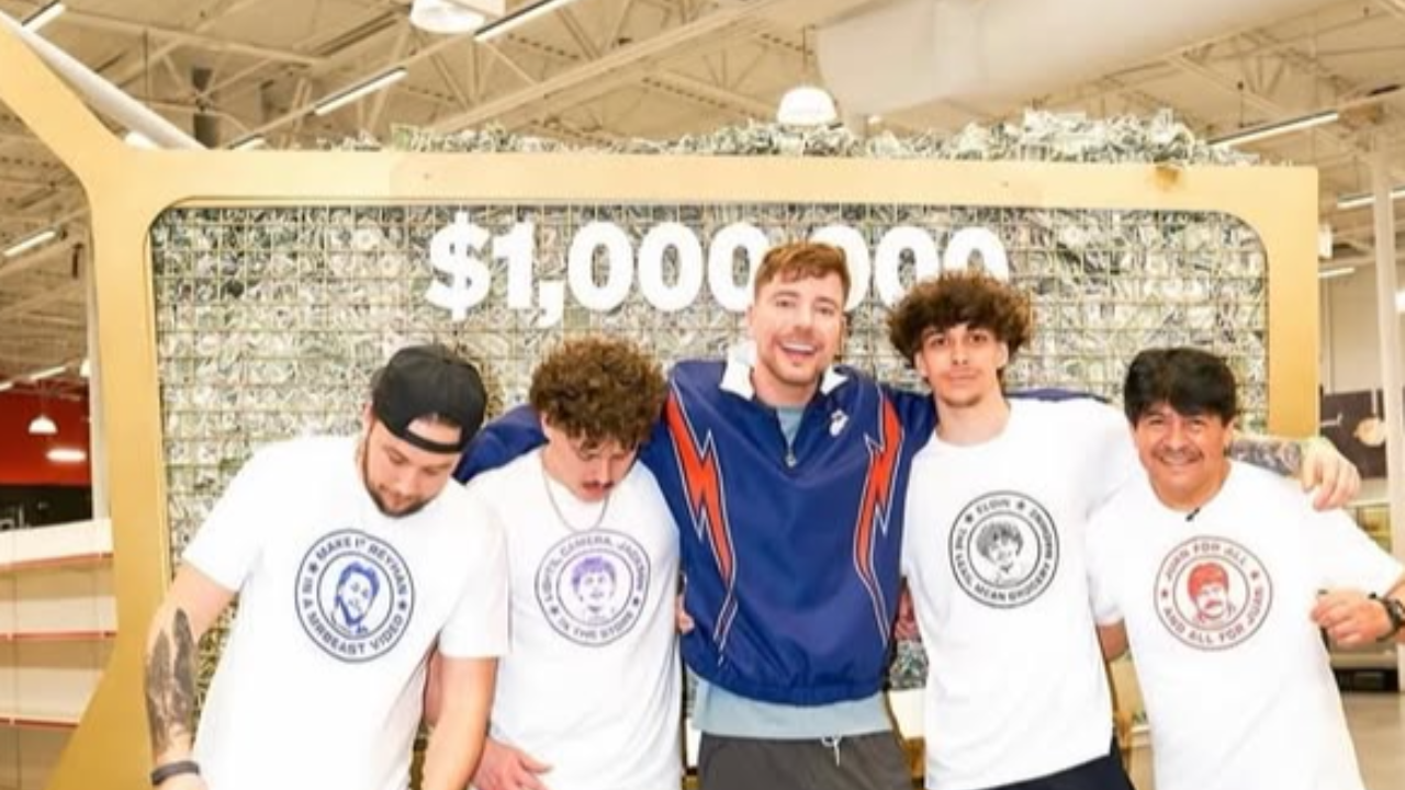 MrBeast breaks personal YouTube record as $1 million…