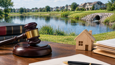 Delaware homeowner wins part of default judgment; court orders pond work, loan records in HOA case