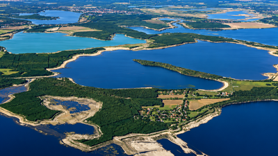 Germany is turning abandoned coal mines into 23 lakes and a wetland landscape