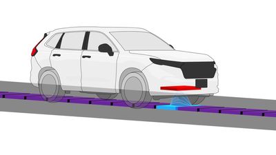 Honda Builds Roads That Charge EVs While They Drive