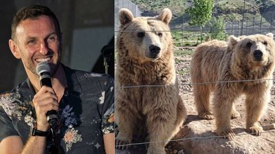 Outlander star Steven Cree opens Armenia sanctuary for three rescued bears