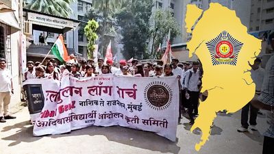 Tribal students marched for better school meals. Mumbai Police detained them before they could protest