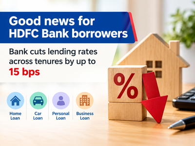 Good news for HDFC Bank borrowers: Bank cuts lending rates across tenures by up to 15 bps; check latest list