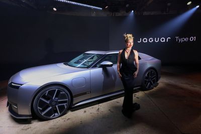 Jaguar unveils new electric car at star-studded event