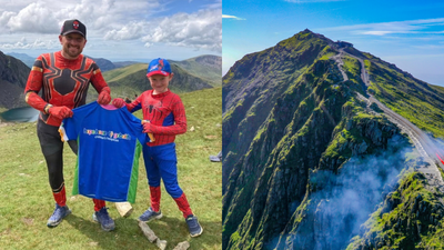 Welsh man climbs Snowdon 141 times as Spider-Man, raises £6,188 for children