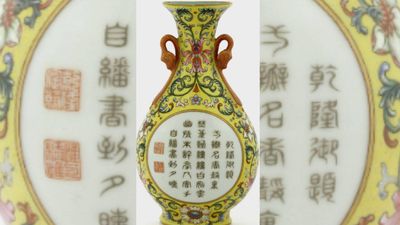 UK man buys vase for £1; finds it's a Chinese imperial Qianlong piece and sells it for £484,000