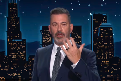 Jimmy Kimmel slams Trump’s ‘truly appalling’ suggestion that Iran could bomb California