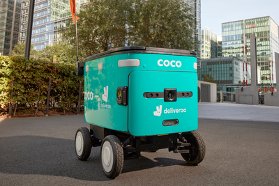 Robot food delivery arrives in London as Deliveroo launches new service