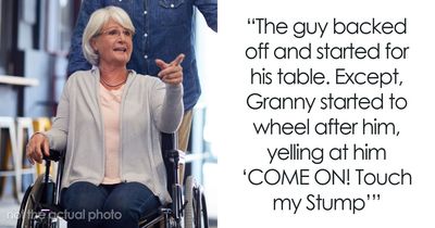 Feisty 80-Year-Old Amputee Chases Off A Man Who Wanted Her Wheelchair In The Most Hilarious Way