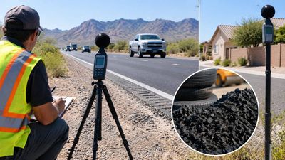 Quiet Pavement Pilot Program: Arizona’s rubberised asphalt cuts freeway noise; benefit slowly fades
