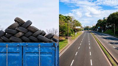 Rubber Asphalt Outperforms: Louisiana study tracks smoother roads; tires boost performance