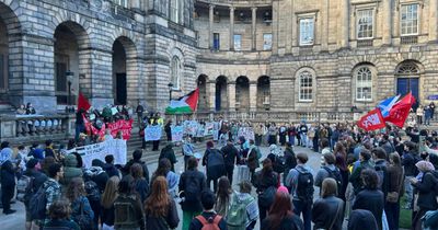 Inside a day of anger, grief and protest over Gaza at Edinburgh university