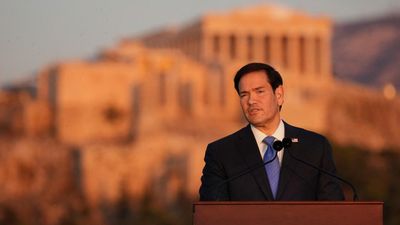 From the Acropolis, Rubio calls on Europe to emerge from ‘slumber’