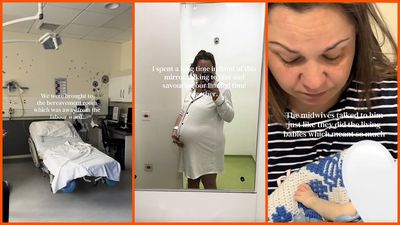 At full term, mother induces labor and births her ‘perfect’ son. Then, between ‘so many tears,’ she says goodbye