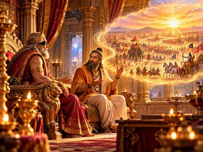 Did Sanjaya Really Sit in the Palace During the War?