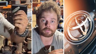 Mechanic Works On Toyota That Reads 'Toyoda.' Then He Realizes It's Supposed To Be Toyoda