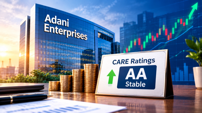 Adani Enterprises shares fall 4% despite getting CARE Ratings upgrade to AA; stable